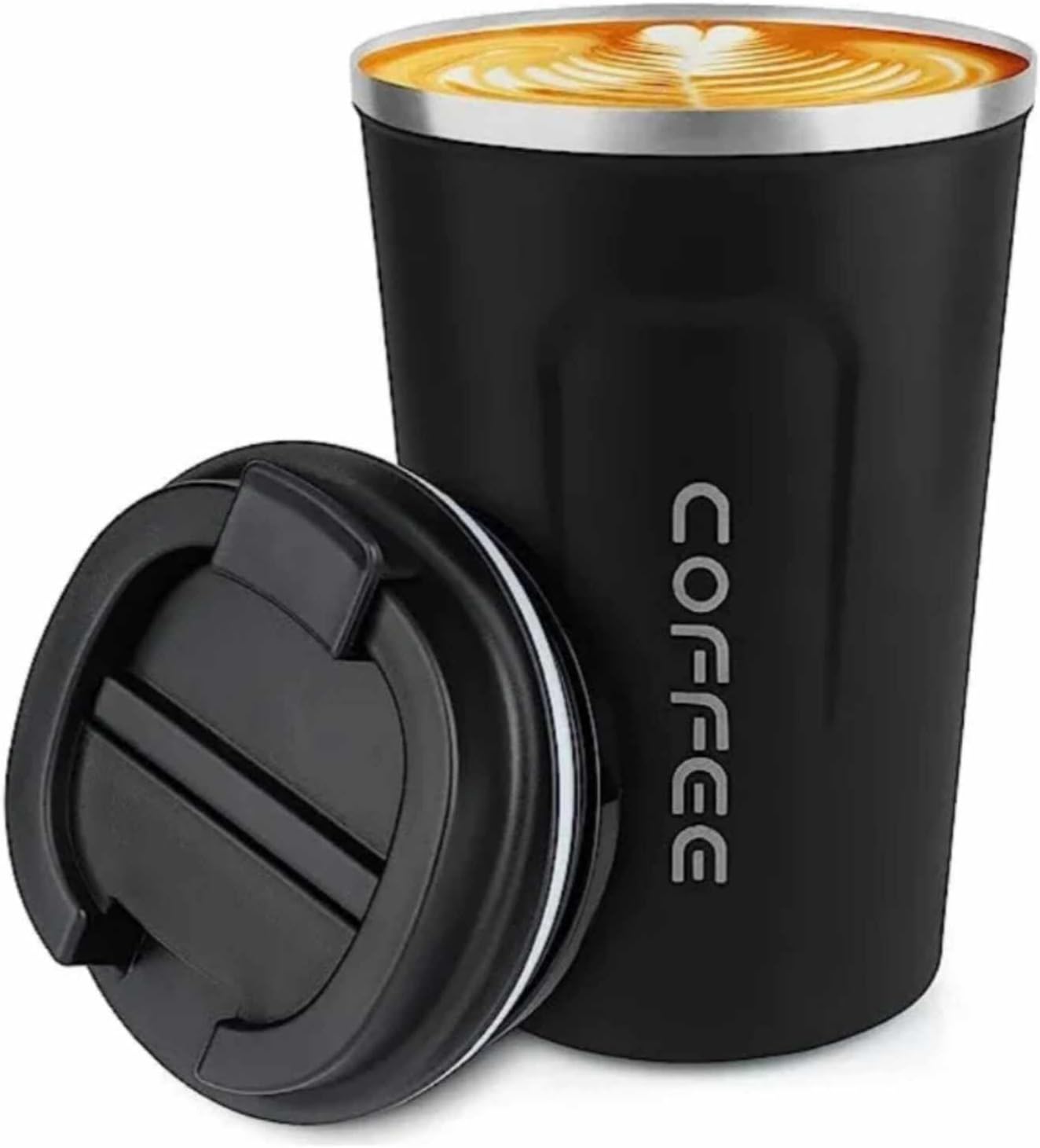 Vaso Termico Mug Coffee 510ml Verde Azul Rosado y Negro