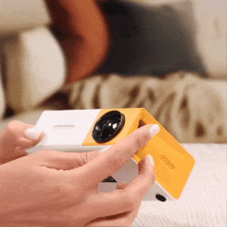 Mini Proyector LED Full HD 1920x1080 Control Remoto HDMI USB