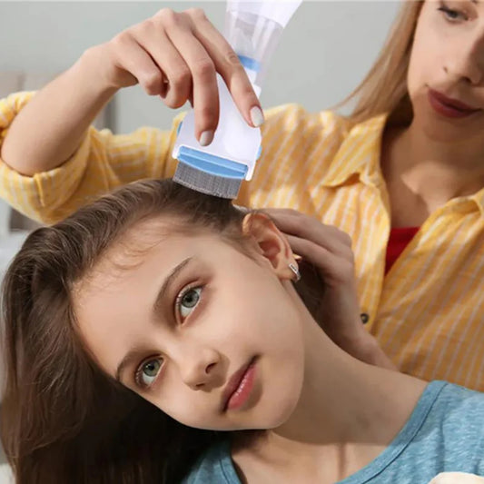 Peine Fino Aspirador Electrico Quita Piojos Y Liendres