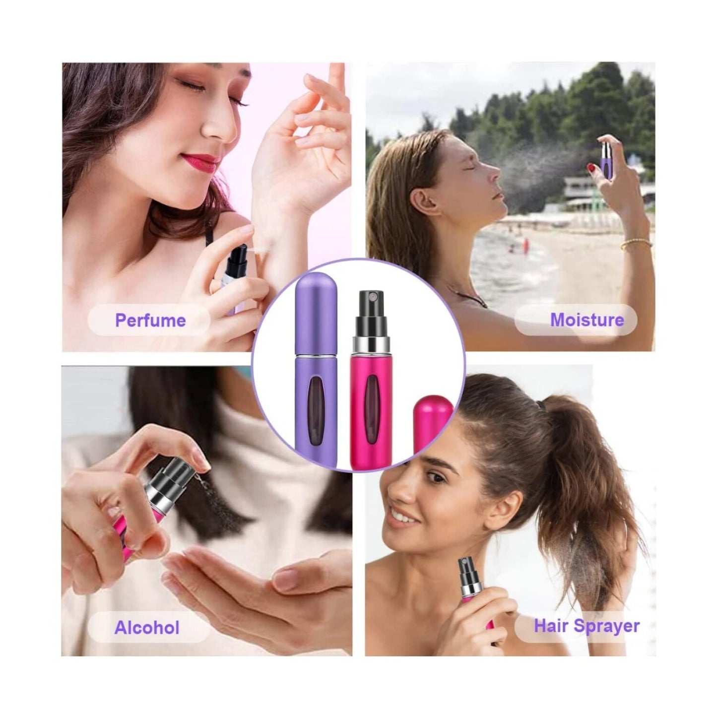 Mini Cápsula Atomizadora de Perfume 5ML
