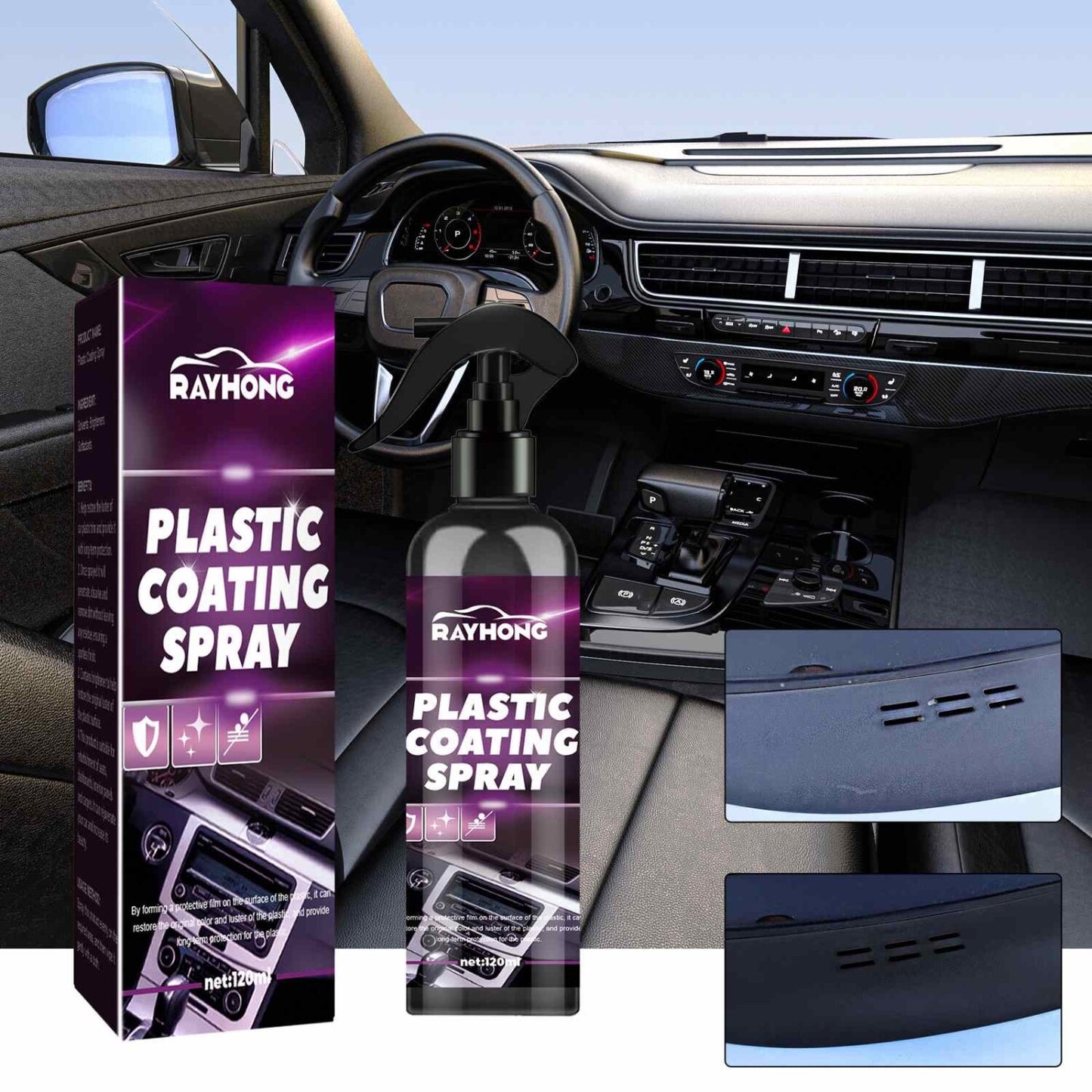 Limpiador y Protector para Auto 120ML