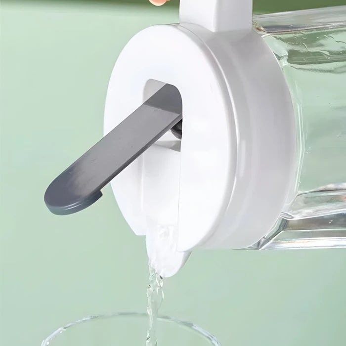 Set de Jarra con 4 Vasos de Vidrio Resistente, Funcional y Duradero