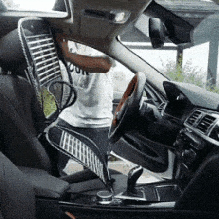 Respaldo Ergonómico de Bambú para Coche
