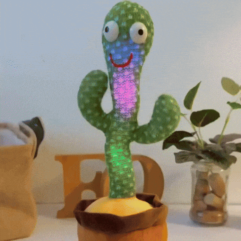 Juguete Didáctico Cactus Bailarín con Luces y Sonido