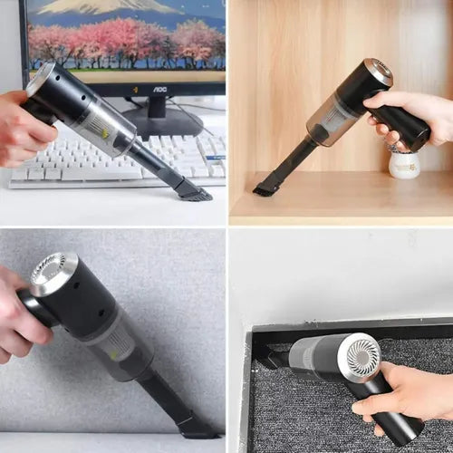 Mini Aspiradora Para Auto A Bateria Recargable Usb