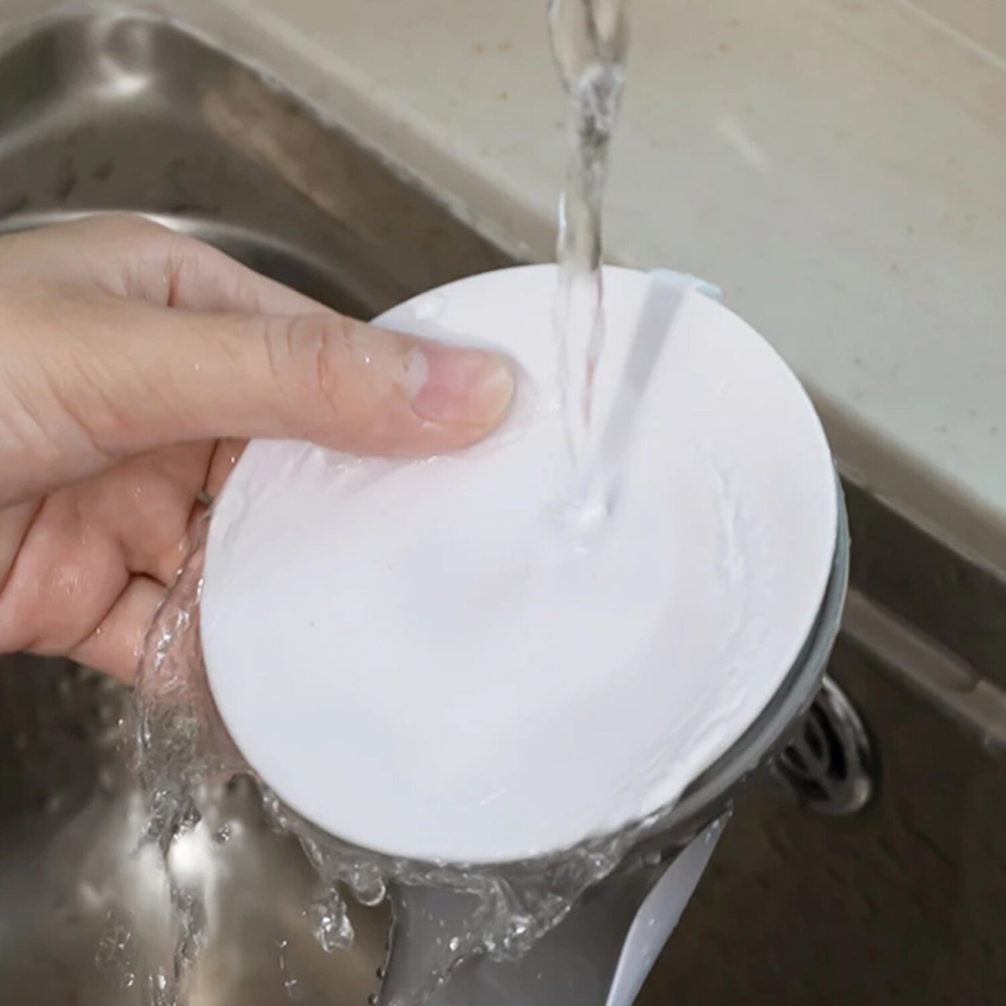 Agarradera de seguridad para ducha ventosa blanca soporte hasta 100kg