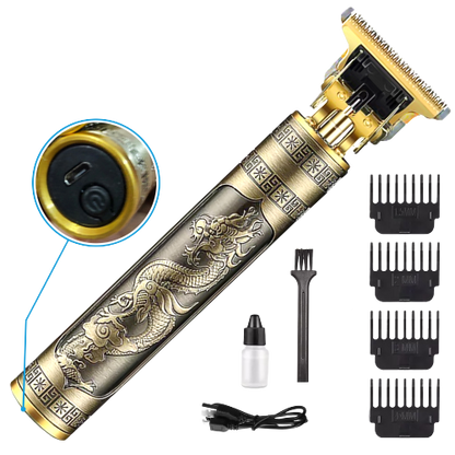 Maquina Patillera Vintage T9 Barberia Profesional Recargable