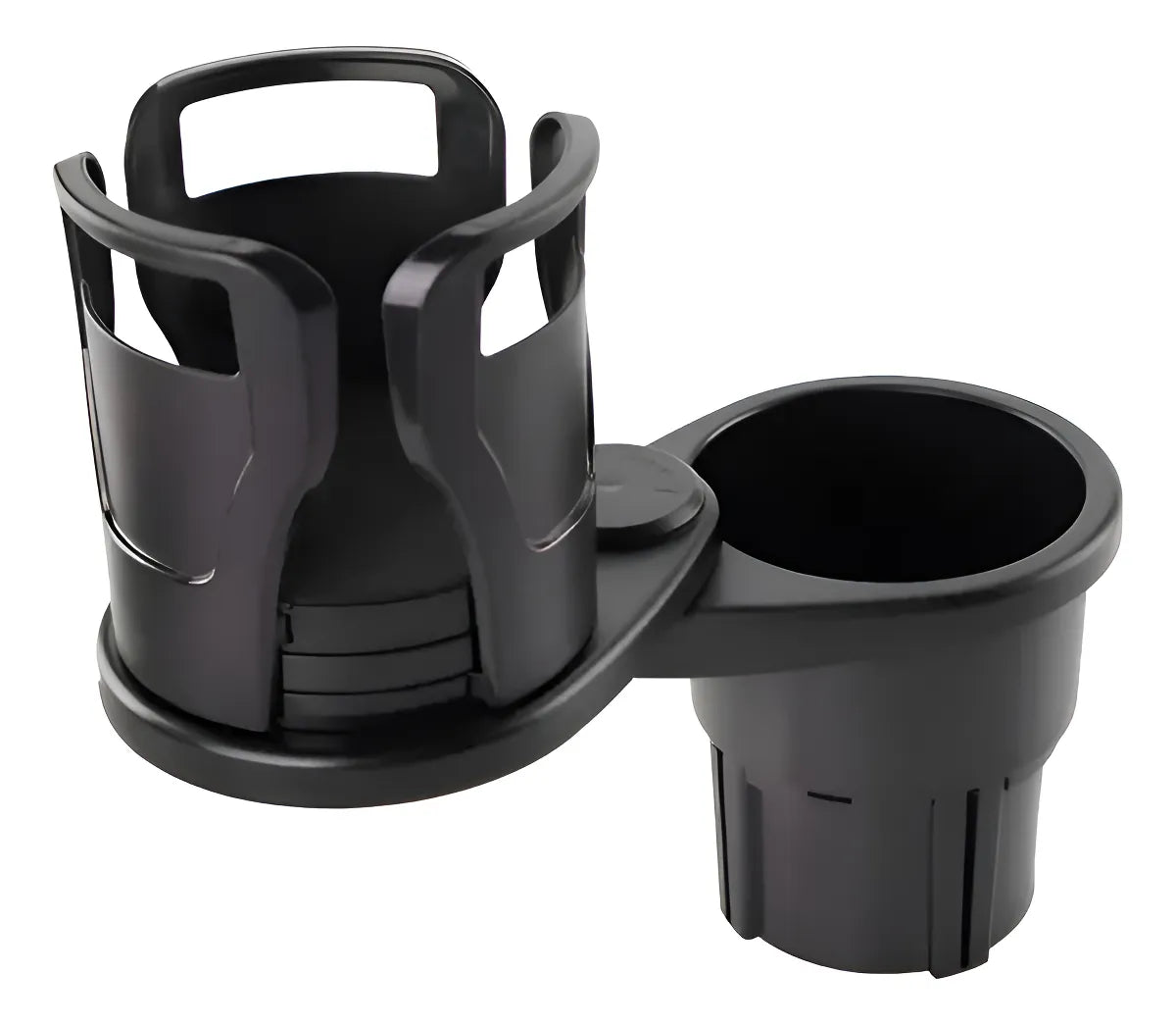 Soporte Porta Vaso Doble Para Auto Coche Universal Calidad Negro