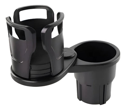 Soporte Porta Vaso Doble Para Auto Coche Universal Calidad Negro