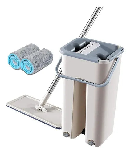 Balde Mopa Con Cubo Fregona Doble Plana Escurridor Alta Calidad Premium
