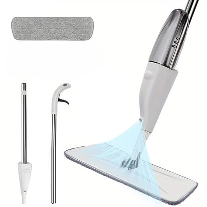 Mopa Para Piso Giratoria Spray De Limpieza Trapeador Aurora Blanco