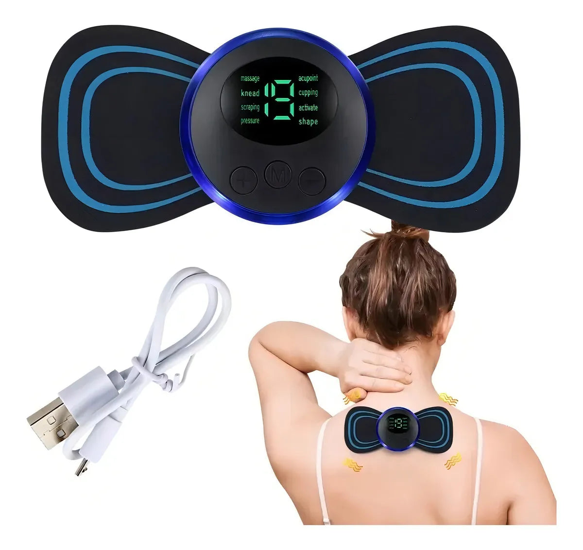 Masajeador Eléctrico Portátil Para Cuello