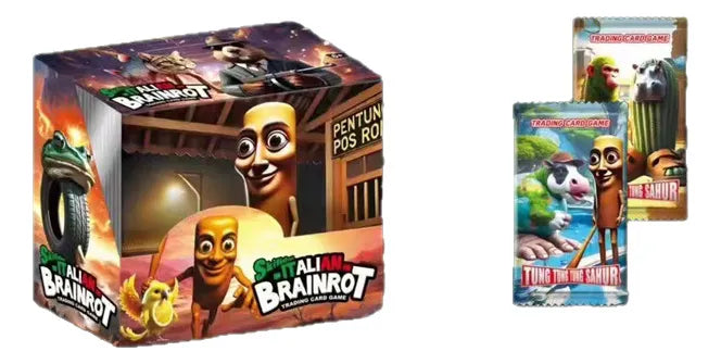 Caja De 36 Sobres De 8 Cartas Coleccionables Brainrot Brainrot