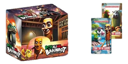 Caja De 36 Sobres De 8 Cartas Coleccionables Brainrot Brainrot