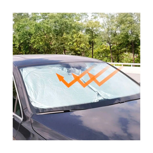 Parasol Plegable Premium para Auto Circular \n150*70CM