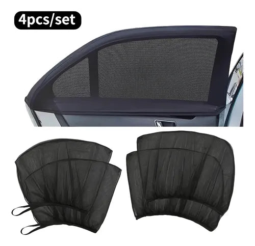 Set Mallas Parasoles Antimosquitos Universales para Auto