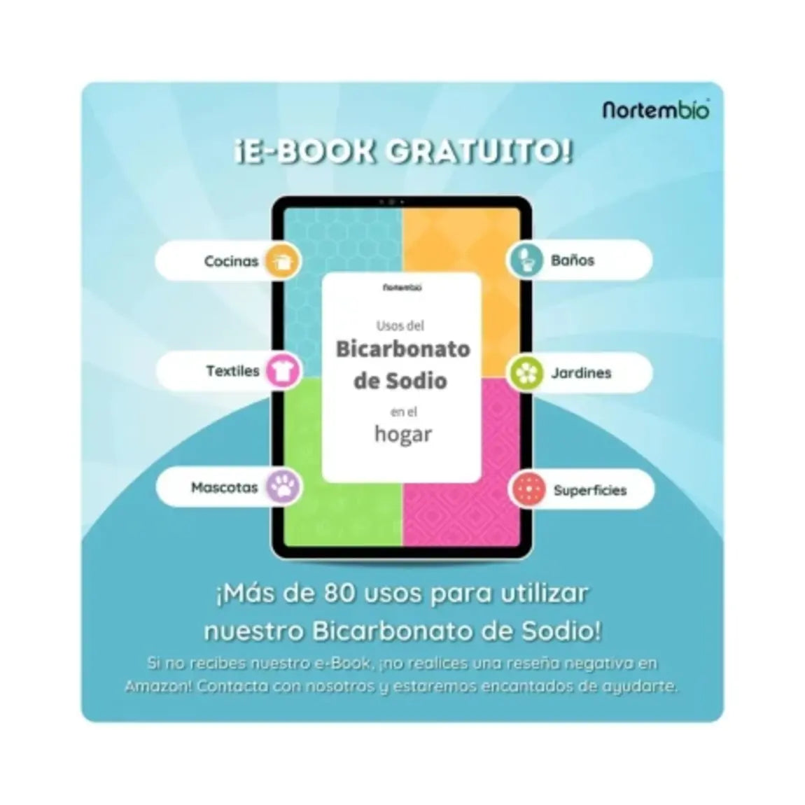 Bicarbonato de Sodio Ecologico Nortembio 700 G