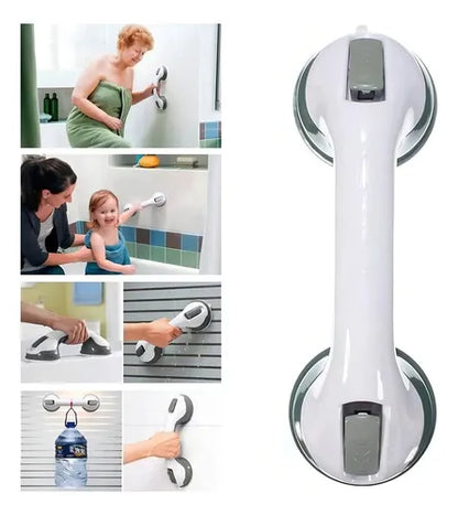 Agarradera de seguridad para ducha ventosa blanca soporte hasta 100kg