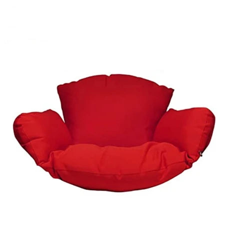 Hamaca Nido Colgante C/ Base Metal y Apoya Pie Jardín - Blanco