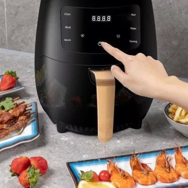 Freidora De Aire Digital Táctil 6l 2400W NEGRA