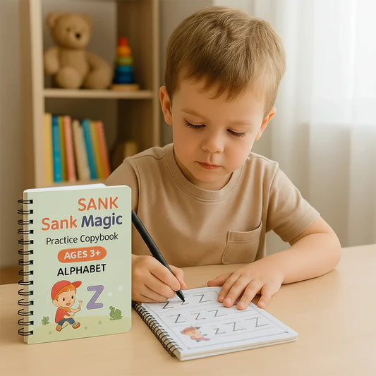 Set de 4 Libros Didacticos de Escritura Reutilizable