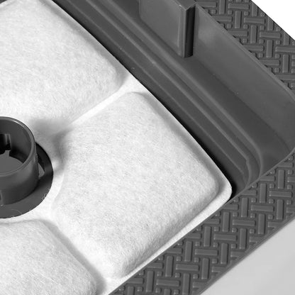 Fuente Bebedero Cuadrado para mascotas con Filtro