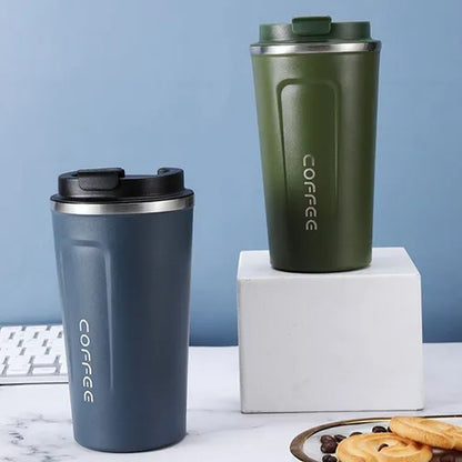 Vaso Termico Mug Coffee 510ml Verde Azul Rosado y Negro