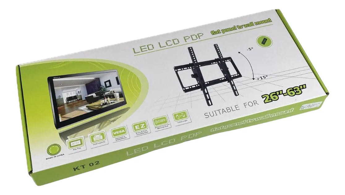 Soporte Fijo Para Tv Led Pared Lcd De 26 A 63 Soporta 50 Kg