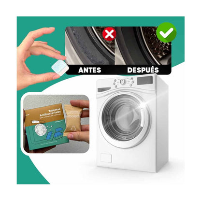 Pack X12 Tabletas Antibacteriales para Lavarropa