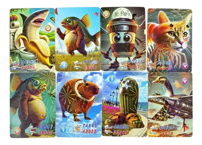 Caja De 36 Sobres De 8 Cartas Coleccionables Brainrot Brainrot