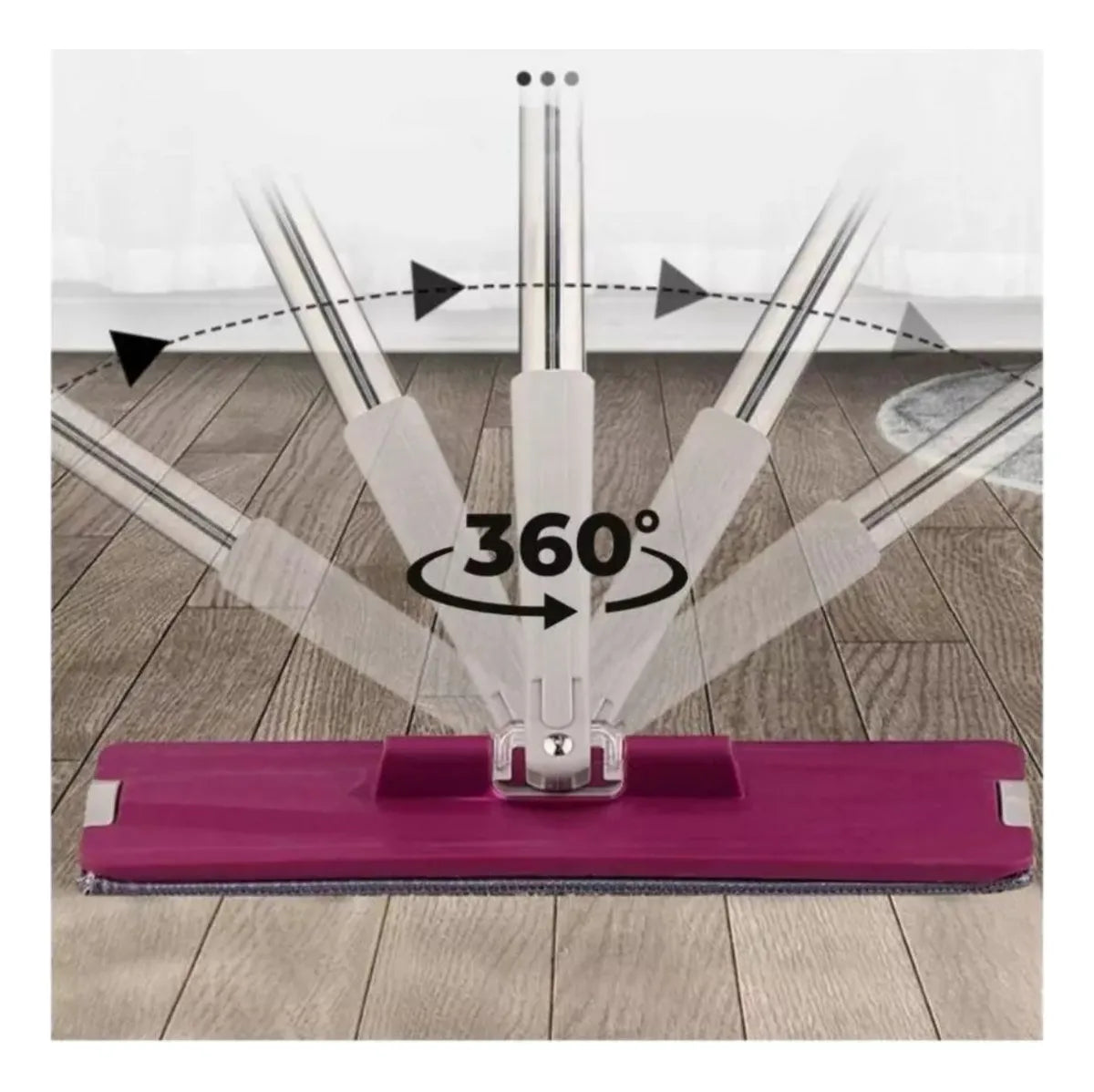 Fregona Mágica 360° Con Escurridor Automático