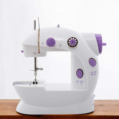Mini Máquina de Coser Portátil con Pedal, Luz y Cortador de Hilo