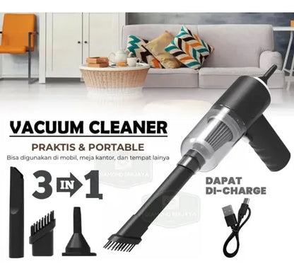 Mini Aspiradora Para Auto A Bateria Recargable Usb