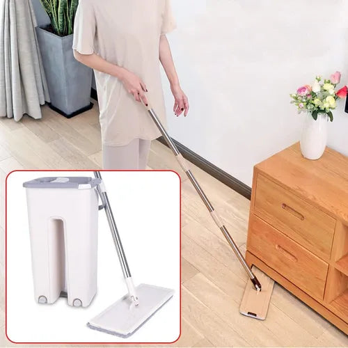 Balde Mopa Con Cubo Fregona Doble Plana Escurridor Alta Calidad Premium