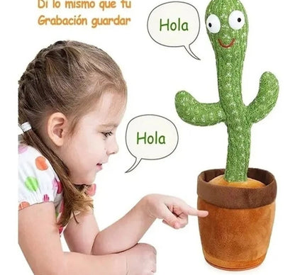 Juguete Didáctico Cactus Bailarín con Luces y Sonido