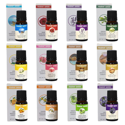 Kit Difusor de Aromas Humidificador 550ml LED + 12 Aceites Esenciales