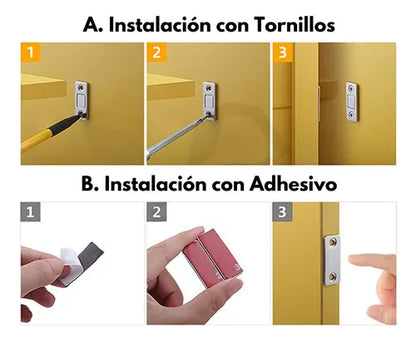 Imanes Resistentes Para Cajones O Puertas De Acero X4