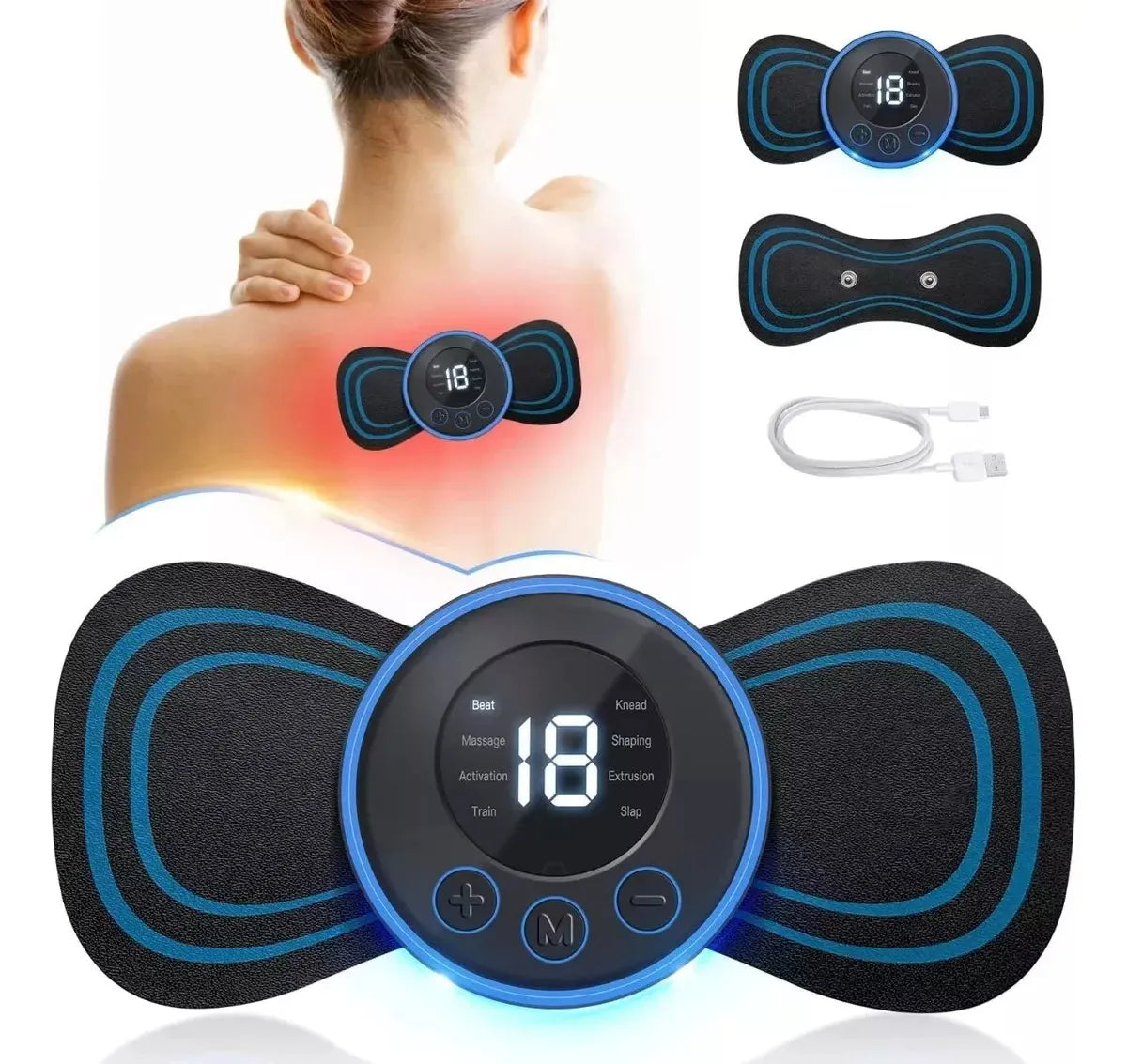 Masajeador Eléctrico Portátil Para Cuello